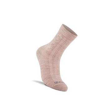 Chaussettes Ecco Décontractées Corta-Crew Femme Marron | FR 418AHK